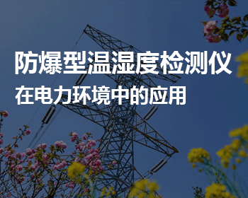 防爆型溫濕度檢測(cè)儀能夠高精度監(jiān)測(cè)電力環(huán)境內(nèi)的溫濕度數(shù)值變化